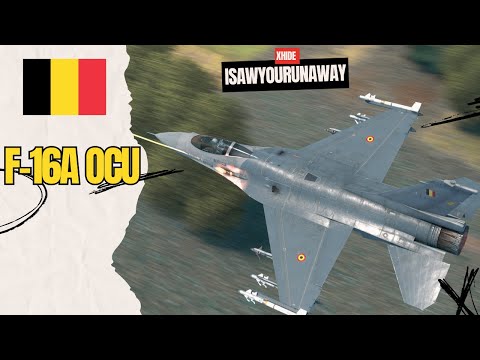 Видео: F-16A OCU - смотрим новый полковой самолёт в ветке Франции #warthunder