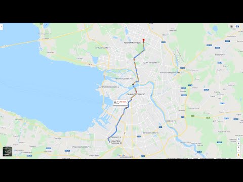 Видео: Санкт-Петербург. ул. Лёни Голикова - проспект Культуры. Лето 2018. Вечер.