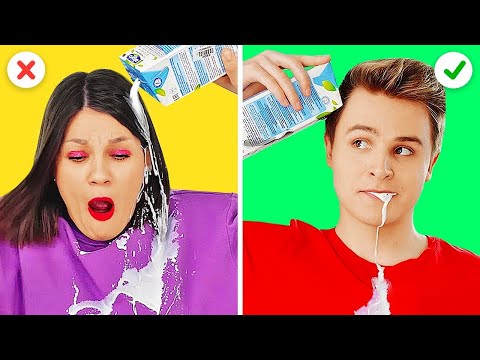 Видео: КЛАССНЫЕ И ВЕСЕЛЫЕ ТРЮКИ, КОТОРЫЕ СТОИТ ПОПРОБОВАТЬ || Гениальные лайфхаки и фокусы от 123 GO! LIKE