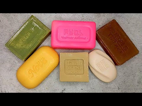 Видео: ASMR cutting soap, carving soap, relax/❤️ резка сухого мыла