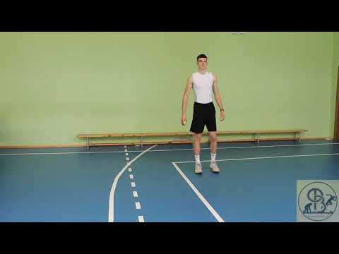 Видео: Ведение мяча на месте. 1- 4 класс