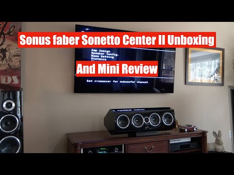 Видео: Распаковка и мини-обзор Sonus Faber Sonetto Center II