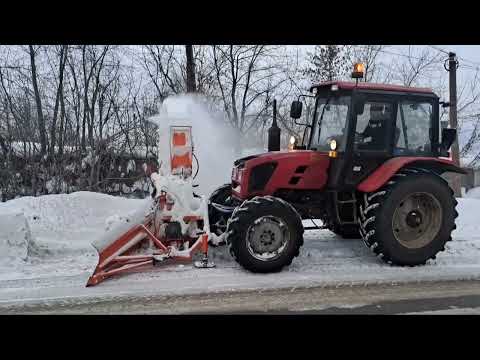 Видео: мтз 92п шнекоротор 2 часть