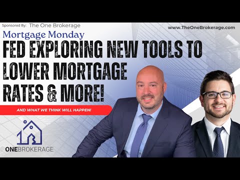Видео: Ипотечный понедельник | ФРС изучает новые инструменты для снижения ставки по ипотеке | Выпуск 92