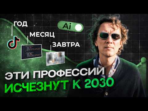 Видео: Какие профессии исчезнут из-за AI? Профессии будущего  в 2030 году!