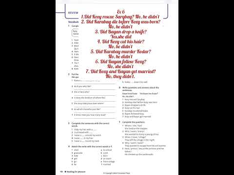 Видео: Ағылшын тілі 5сынып. Englishplus 5th grade Student's Book page 110.