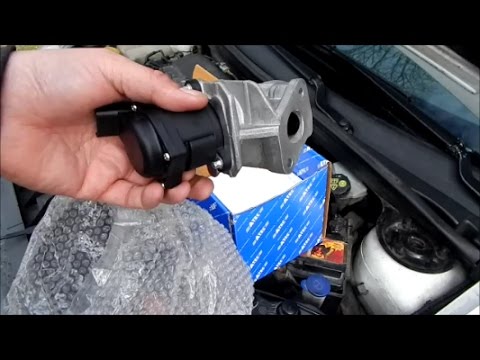 Видео: Как заменить клапан рециркуляции ОГ с Ford Fiesta 1.4 T.D.C.I. (Русский)