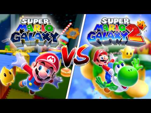 Видео: Super Mario Galaxy против Super Mario Galaxy 2