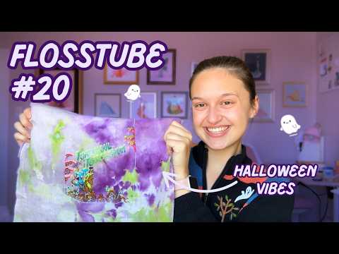 Видео: Flosstube #20 | Вышивка крестиком на осень и Хэллоуин 🍁