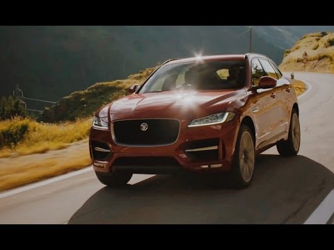 Видео: Тест-драйв Jaguar F-Pace 2016 на гоночной трассе