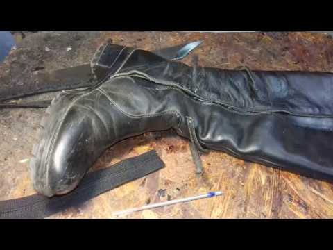 Видео: Как поменять молнию в сапогах .Пошаговая инструкция в деталях!