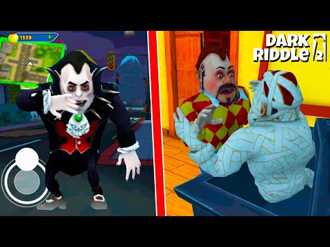 Видео: СОСЕД - ВАМПИР! Оживил МУМИЮ и НАПУГАЛ СОСЕДА в Игре Dark Riddle 2 STORY MODE