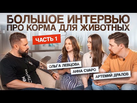 Видео: Интервью про корма для животных | часть 1 | Ольга Левцова, Анна Суаро, Артемий Дралов