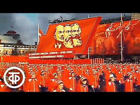 Видео: Парад и демонстрация трудящихся. 7 ноября 1980 года