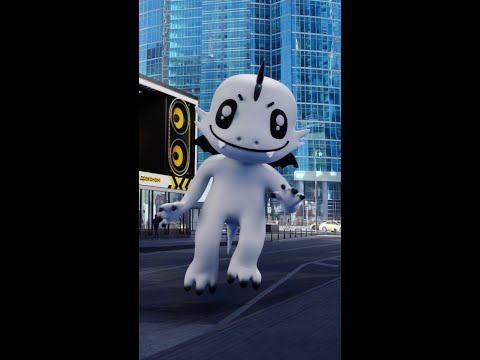 Видео: Дракона заметили в Москва-Сити: апперы врываются в реальность #Shorts