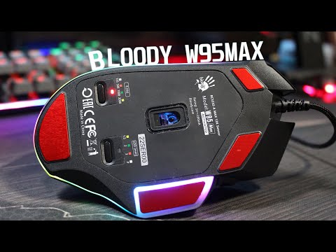 Видео: Обзор BLOODY W95MAX. Компьютер внутри мышки.