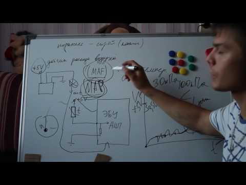 Видео: Расходомер воздуха, датчик температуры впускного воздуха,  датчик охлаждайки