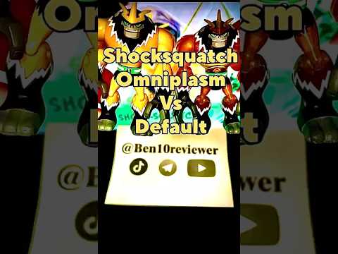 Видео: Shocksquatch Ben 10 Omniverse figure Omniplasm vs default Шоксквотч бен10 омниверс фигурка омниплазм