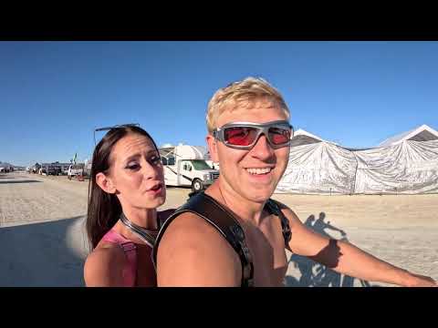 Видео: Наш Первый День на Burning Man В США / Что Меня УДИВИЛО