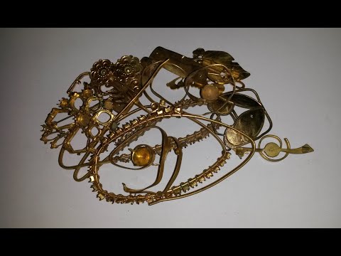 Видео: Золото из бижутерии СССР (аффинаж)