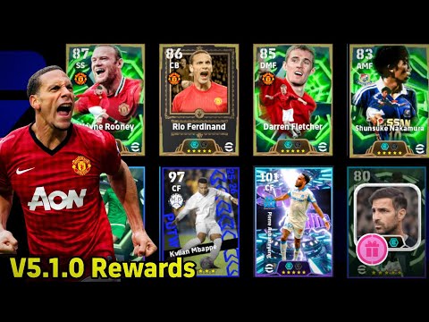 Видео: Новая версия V5.1.0!! 🎁🎉 Награда за 4 игрока! Открытие набора eFootball 2026 | Rio Ferdinand, рей...