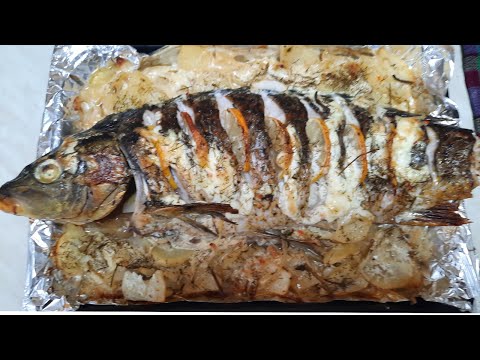 Видео: Как приготовить сазана в духовке, пальчики оближешь, как вкусно и просто!!!