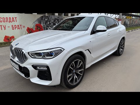 Видео: BMW X6 3.0d-249лс, 2020г, 23.000км, цена 10.500.000 рублей.