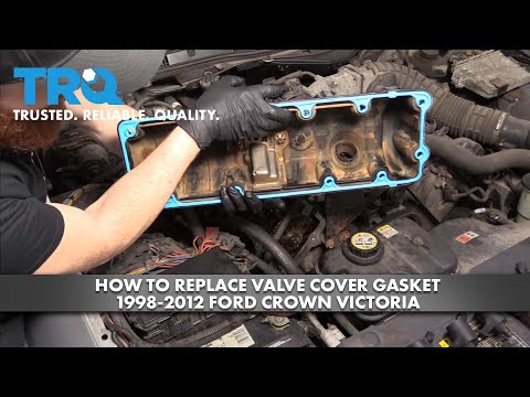 Видео: Как заменить прокладку клапанной крышки Ford Crown Victoria 98-12