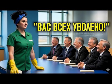 Видео: Они Насмехались Над Уборщицей, Но В Конце Именно Она Всех Их Уволила
