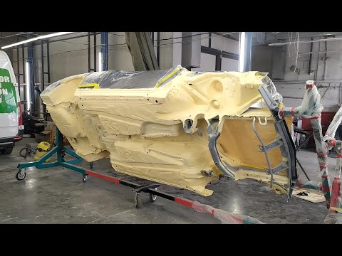 Видео: #Mercedes Benz# C124  Наносим   MS полимер   #16
