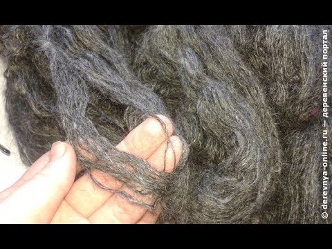 Видео: Как  вручную делают пуховую пряжу.   Зрители  спонсировали  проект  ,,В  Урюпинск,,