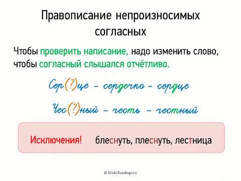 Видео: Правописание непроизносимых согласных (5 класс, видеоурок-презентация)
