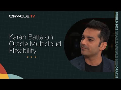 Видео: Oracle Multicloud: гибкость и выбор с OCI и платформой данных ИИ на Oracle TV на AI World