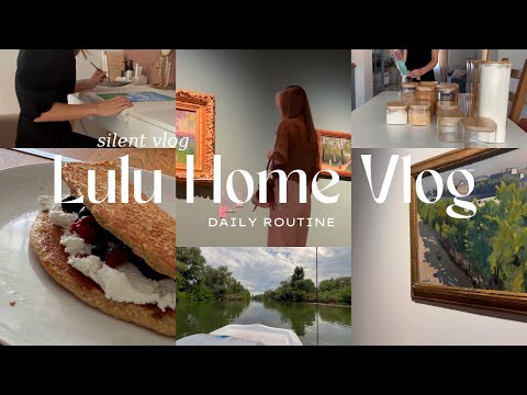 Видео: Неспешная летняя рутина 🌿 | Организация кухни, прогулка по реке, импрессионизм 🎨 | Тихий влог