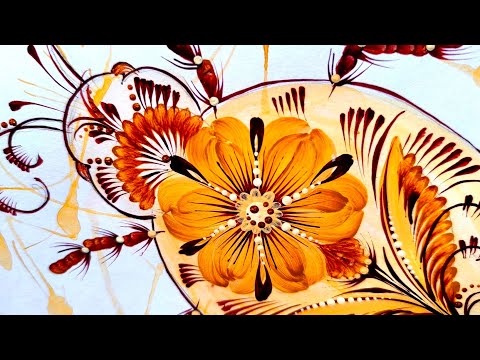 Видео: Малюємо жучка Петриківським розписом - Світлячок Частина 2. Inctober2025 - Day23