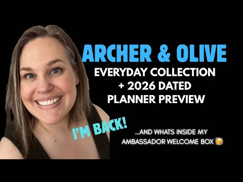 Видео: Предварительный просмотр коллекции Archer & Olive Everyday + приветственный набор от посла