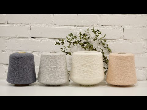 Видео: Вспушенные кашемиры на бобинах