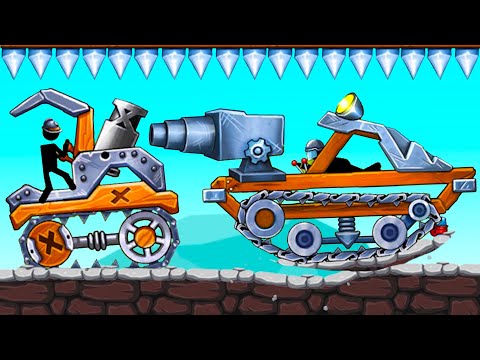 Видео: Новый ТАНК Стикменов The Tank #6 Прохождение 61-69 уровня на Машинки Кида