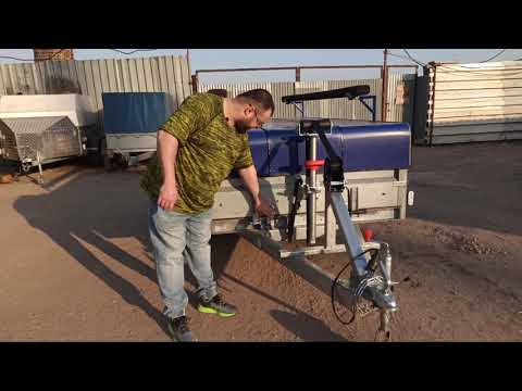 Видео: Прицеп для рыбалки Raptor "Fisher" (Рыбак) заряжен в Raptor-trailers Custom.