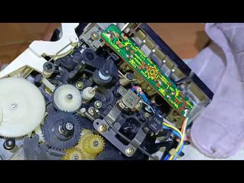 Видео: Sharp GF-505 ремонт лентопротяжки