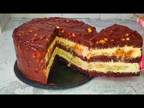 Видео: САМЫЙ ШИКАРНЫЙ,ЛЮБИМЫЙ ТОРТ!ТОРТ С КАРАМЕЛЬЮ И БАНАНАМИ!