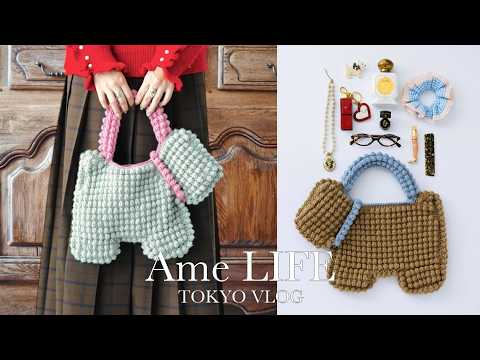Видео: «Влог | Неделя вязания сумок | Презентация набора для вязания 🐩 | Что в моей сумке»