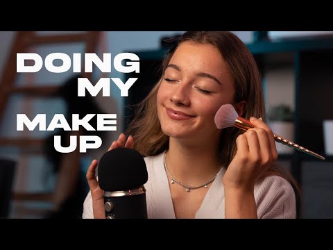 Видео: ASMR - DOING MY MAKEUP! (+ русские субтитры)