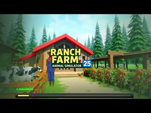 Видео: RANCH FARM ANIMAL SIMULATOR. ЗНАКОМСТВО, ОЧЕНЬ БАГОВАНАЯ ИГРА.