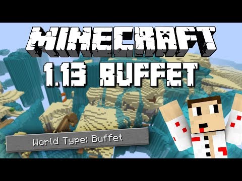 Видео: "Minecraft 1.13 Buffet" НОВА ОПЦИЯ ЗА ГЕНЕРИРАНЕ НА СВЕТОВЕ