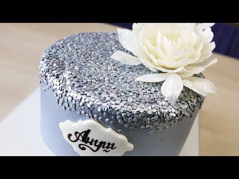 Видео: Необычный и очень красивый рельеф на торте🎂🌸- Я - ТОРТодел!