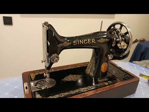 Видео: Зингер 99. SINGER 99, 1926, Scotland.