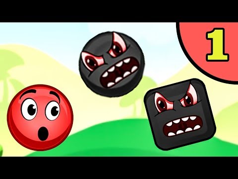 Видео: Несносный красный шар. Покатушки #1. Мультик ИГРА Red Ball Roll на Игрули TV