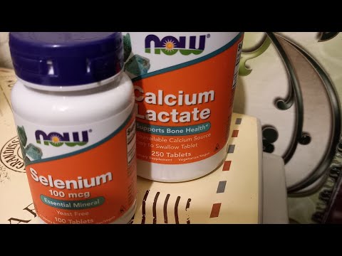 Видео: Розпаковка посилки від IHERB:Selenium  та Calcium Lactate від Now,Stretch marks ,zinc balance.
