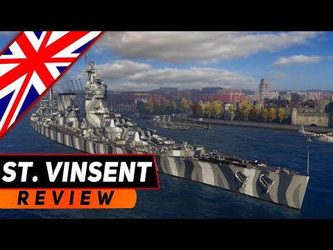 Видео: ЛИНКОР ST. VINSENT! БЕСПЛАТНАЯ ТУНДРА С ТОРПЕДАМИ ЛУЧШЕ ШИМПАНЗЕ? WORLD OF WARSHIPS